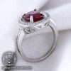 انگشتر نقره یاقوت سرخ زنانه مدل هیلدا _ کد : ۱۰۰۰۱۳