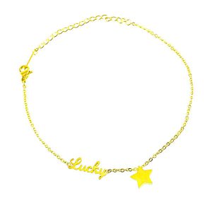 خلخال زنانه طرح ستاره Lucky _ کد : ۲۰۰۰۰۶