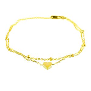 خلخال زنانه مدل قلب _ کد : ۲۰۰۰۱۶