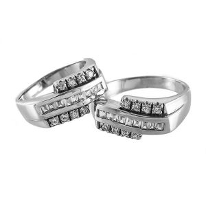 ست حلقه نقره مدل اوتانا _ کد : 100070