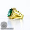 انگشتر مردانه طرح زمرد مدل دادبه _ کد : 200094