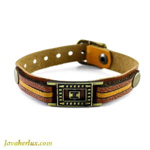 دستبند چرم مدل مارت _ کد : 200132