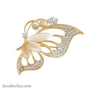 گل سینه مدل پروانه _ کد : 200171