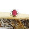 انگشتر مردانه یاقوت سرخ _ کد : 100157