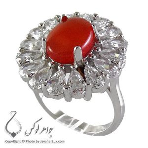 انگشتر عقیق یمنی زنانه مدل آسنات _ کد : 100173