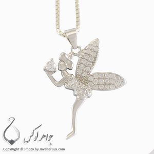 گردنبند نقره زنانه مدل تینکربل _ کد : 100221