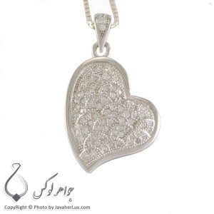 گردنبند نقره میکروستینگ زنانه مدل بژیو _ کد : 100226