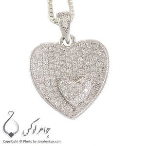 گردنبند نقره زنانه میکروستینگ مدل مانلی _ کد : 100238