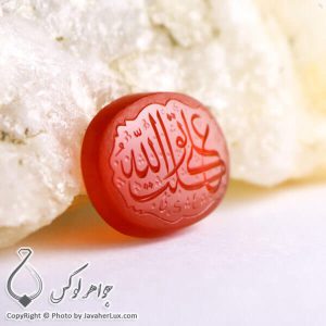 نگین عقیق حکاکی توکلت علی الله _ کد : 400109