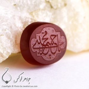 نگین عقیق خطی مدل یا حسن مجتبی _ کد : 400139