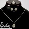 نیم ست نقره زنانه مدل بتراس _ کد : 100285 نیم ست نقره زنانه مدل بتراس _ کد : 100285