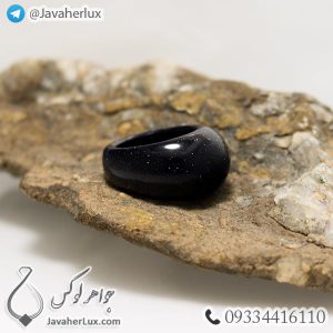 انگشتر سنگ دلربا آبی _ کد : 400327