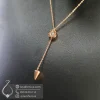 women-necklace-Bulgari-stainless-steel-200289-javaherlux.com-گردنبند استیل زنانه بولگاری رنگ رز گلد جواهرلوکس
