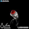 انگشتر عقیق قرمز مردانه _ کد : 100482