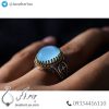 انگشتر نقره مردانه عقیق یاسی _ کد : 100484