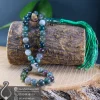 moss-agate-stone-rosary-33-beads-code-500059 - javaherlux.com