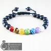 multi-jewelry-bracelets-code-400486 - دستبند هفت سنگ چاکرا- جواهر لوکس - javaherlux.com