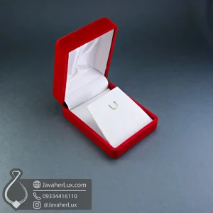half-set-jewelry-box-code-700005 - جعبه جواهر نیم ست مخملی- جواهر لوکس - javaherlux.com