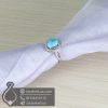 انگشتر نقره زنانه فیروزه نیشابوری اصلی _ کد : 100636