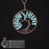 گردنبند درخت زندگی فیروزه آمریکایی _ کد : 400563 گردنبند درخت زندگی فیروزه آمریکایی _ کد : 400563