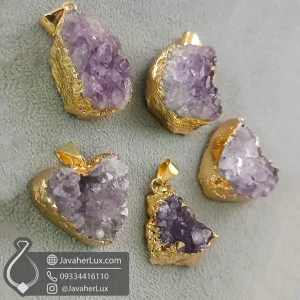 گردنبند ژئود آمتیست _ کد : 400591