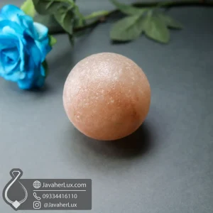 halite-salt-stone-soap-code-400659- صابون ماساژ سنگ نمک هالیت تراش گوی - جواهرلوکس - javaherlux.com