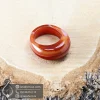 botswana-agate-stone-ring-code-400677 -انگشتر سنگ عقیق سلیمانی - جواهر لوکس - javaherlux.com