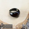 botswana-agate-stone-ring-code-400681 -انگشتر سنگ عقیق سلیمانی - جواهر لوکس - javaherlux.com
