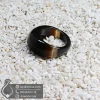 botswana-agate-stone-ring-code-400681 -انگشتر سنگ عقیق سلیمانی - جواهر لوکس - javaherlux.com