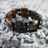 botswana-agate-stone-bracelet-400696-دستبند سنگ عقیق سیاه معدنی و طبیعی جواهر لوکس-javaherlux.com