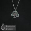 گردنبند نقره طرح درخت زندگی _ کد : 100743