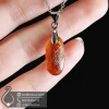 agate-stone-necklace-engraved-code-400822 - گردنبند عقیق قرمز حکاکی و ان یکاد الذین جواهرلوکس - javaherlux.com
