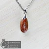 agate-stone-necklace-engraved-code-400822 - گردنبند عقیق قرمز حکاکی و ان یکاد الذین جواهرلوکس - javaherlux.com
