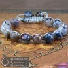 dendritic-agate-stone-bracelet-code-400830 - دستبند سنگ عقیق شجر - جواهر لوکس - javaherlux.com