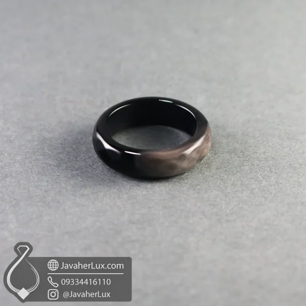 botswana-black-agate-gemstone-ring-400840 - javaherlux.com