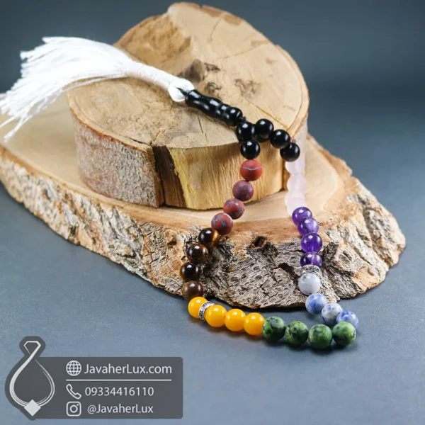 7-chakra-stone-rosary-33-beads-code-500090 - javaherlux.com