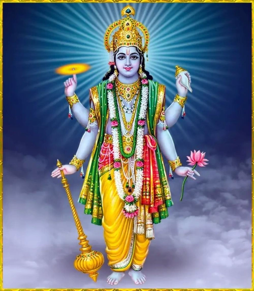 ویشنو (Vishnu) خدای محافظ جهان از شر، کارما و موکشا