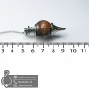 tigers-eye-pendulum-401031 -پاندول سنگی و گردنبند سنگ چشم ببر اصل و طبیعی - جواهر لوکس - javaherlux.com