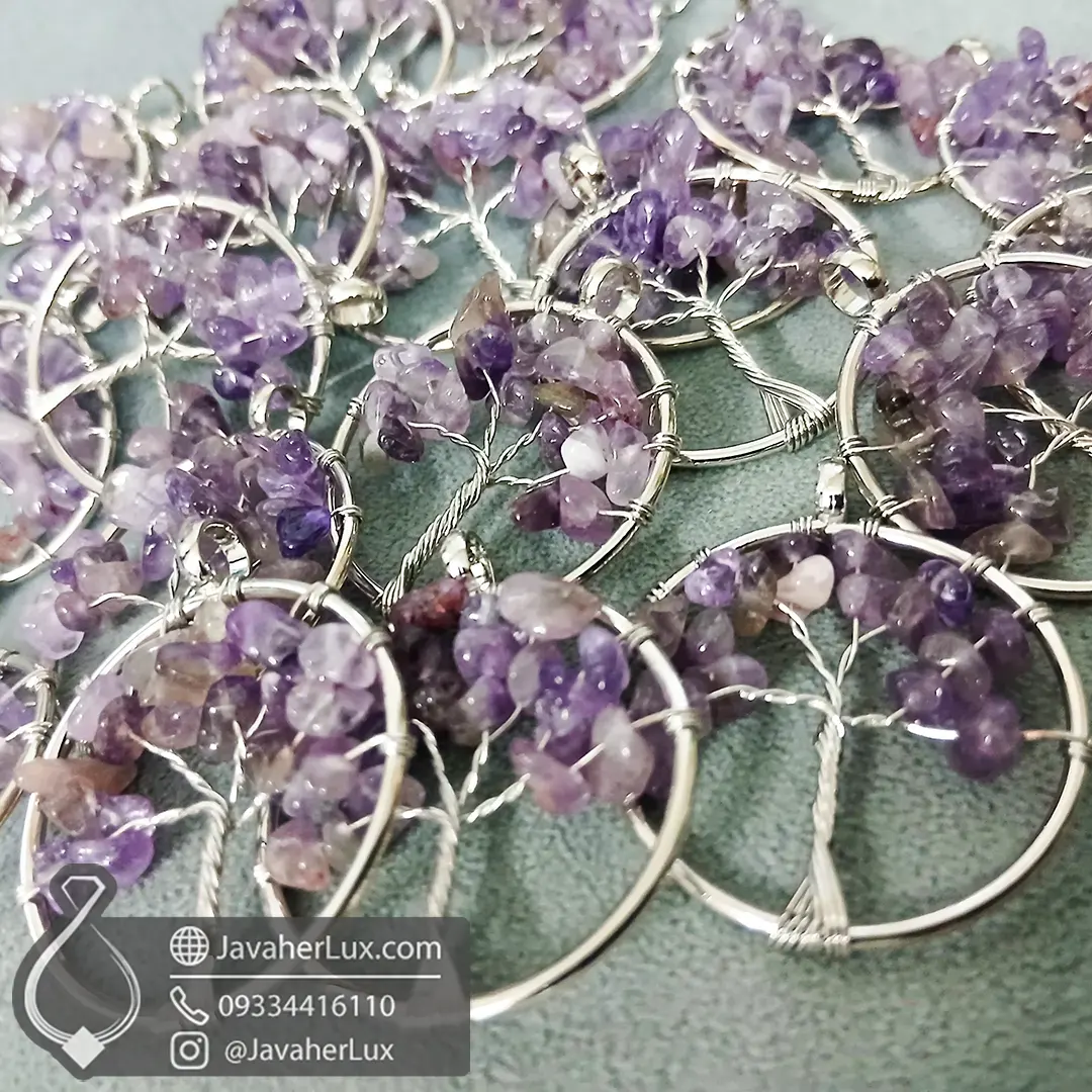 - tree-of-life-amethyst-necklace-pendant-401029گردنبند سنگ آمیتیست مدل درخت زندگی بزرگ جواهر لوکس