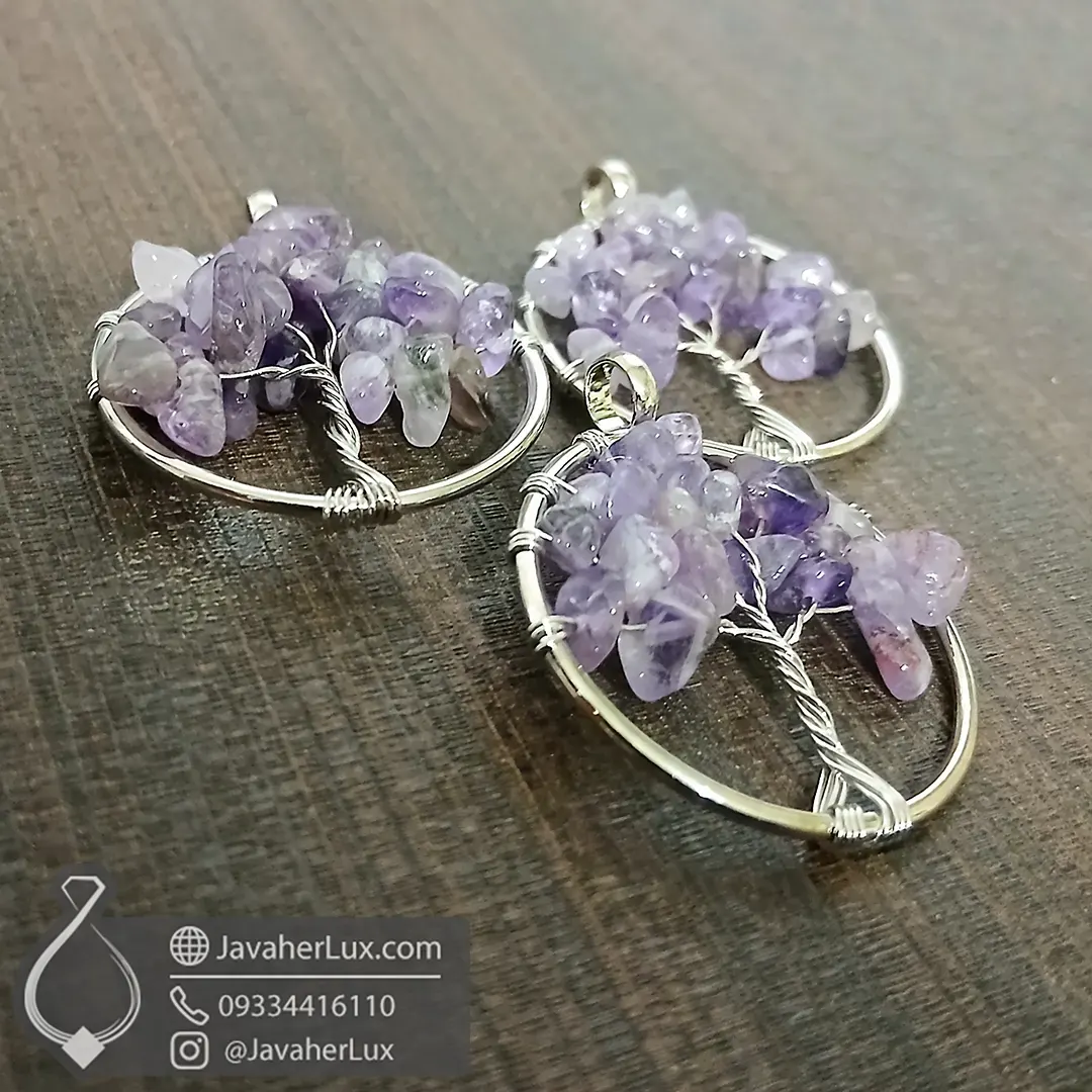 - tree-of-life-amethyst-necklace-pendant-401029گردنبند سنگ آمیتیست مدل درخت زندگی بزرگ جواهر لوکس