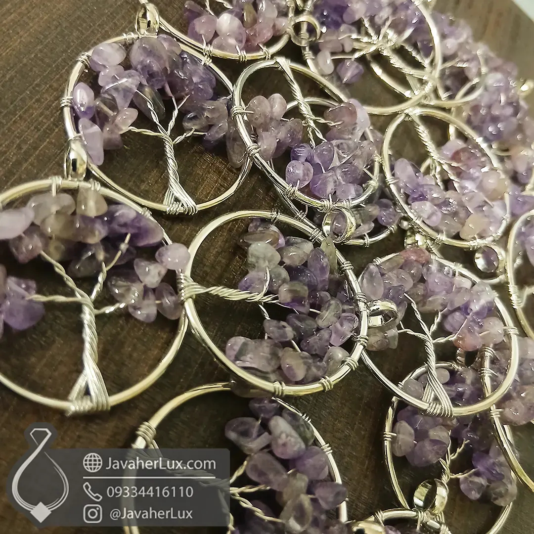 - tree-of-life-amethyst-necklace-pendant-401029گردنبند سنگ آمیتیست مدل درخت زندگی بزرگ جواهر لوکس