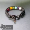 7-chakra-wrap-bracelet-401034-دستبند چرم هفت چاکرا مناسب هاله درمانی جواهر لوکس-javaherlux.com