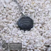گردنبند سنگی حدید صینی حکاکی دعای آیت الکرسی _ کد 401065 - جواهرلوکس