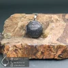 گردنبند سنگی حدید صینی حکاکی دعای آیت الکرسی _ کد 401065 - جواهرلوکس