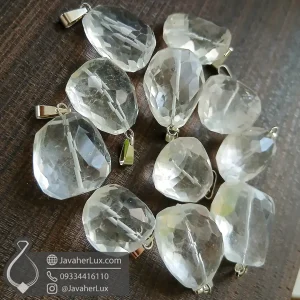 clear-quartz-crystal-401087-javaherlux.com- گردنبند سنگی کریستال کوارتز اصل و طبیعی جواهرلوکس