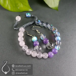esfand-birthstone-earring-bracelet-set-401096-javaherlux.com-ست دستبند و گوشواره سنگ ماه تولد اسفند جواهرلوکس