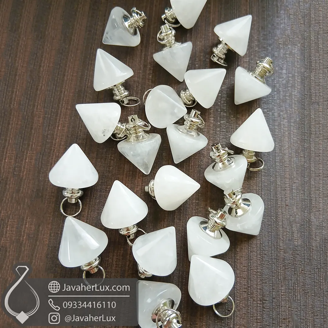 crystal-quartz-ibn-sina-pendulum-401110-javaherlux.com-شاقول سنگی کریستال کوارتز مدل ابن سینا-جواهرلوکس