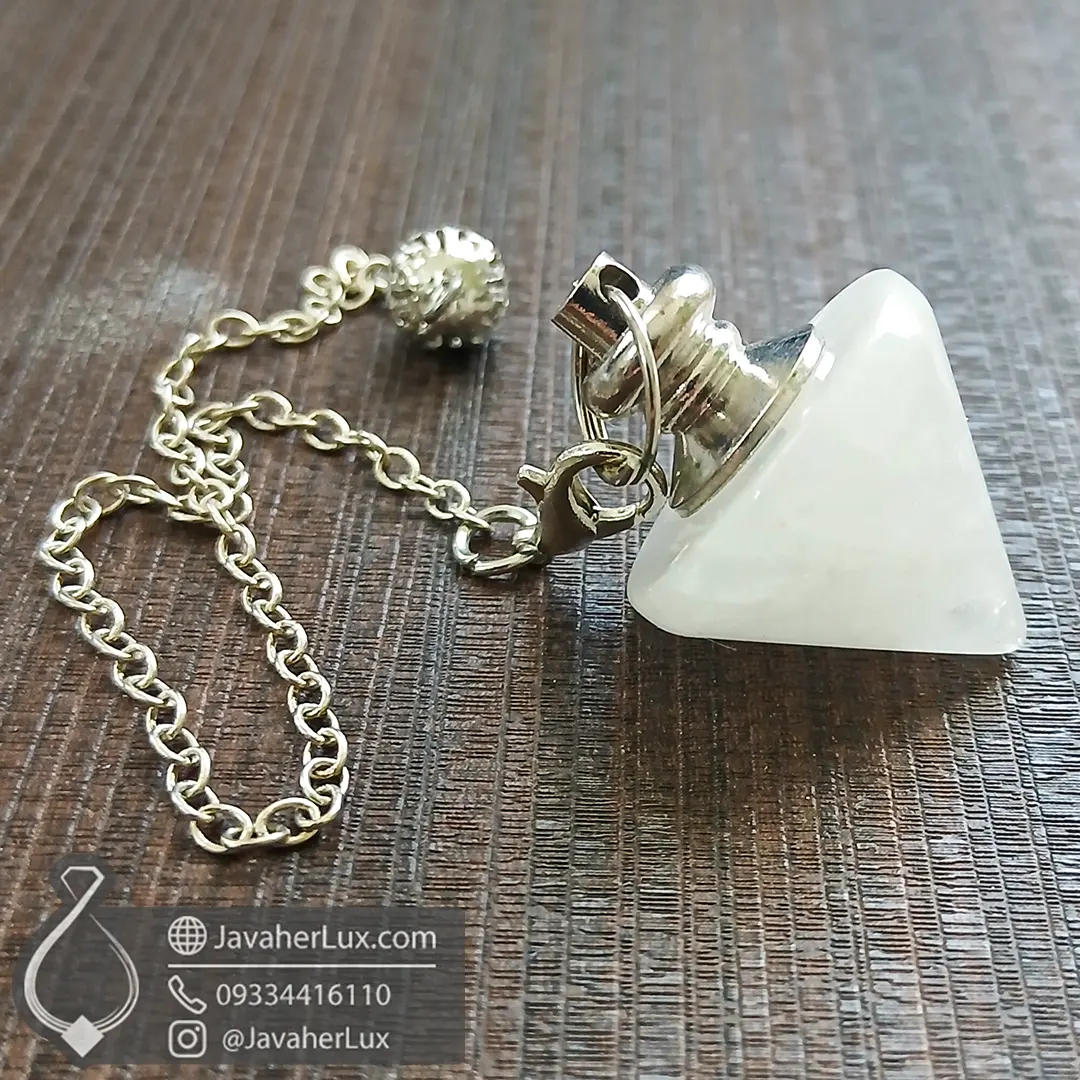 crystal-quartz-ibn-sina-pendulum-401110-javaherlux.com-شاقول سنگی کریستال کوارتز مدل ابن سینا-جواهرلوکس